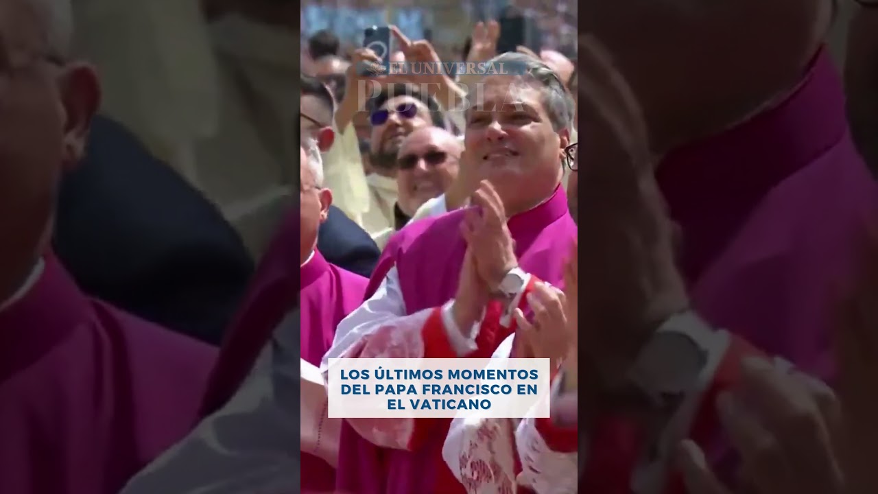 ⛪️🕊 As&iacute; fue la &uacute;ltima aparici&oacute;n p&uacute;blica del #papafrancisco.  #alerta #noticias #vaticano #viralvideo