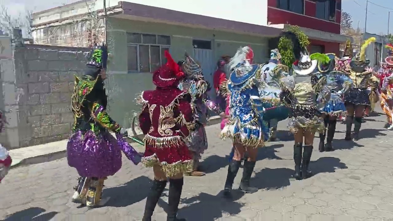 CARNAVAL SAN AGUSTÍN TLAXCO 2026 CUADRILLA LA ORIGINAL ABAJEÑOS 