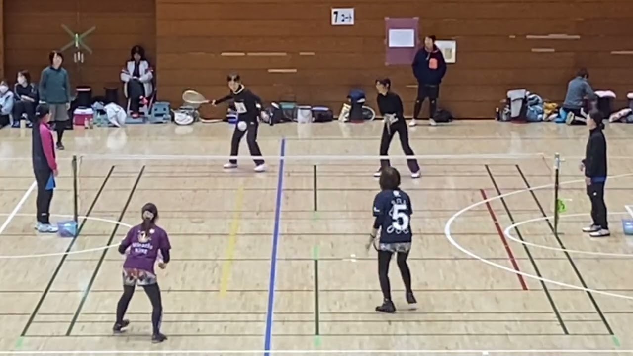 260315 入間男女別大会 女子Cの部 準決勝 宮川•上保 vs 國奧•藤井