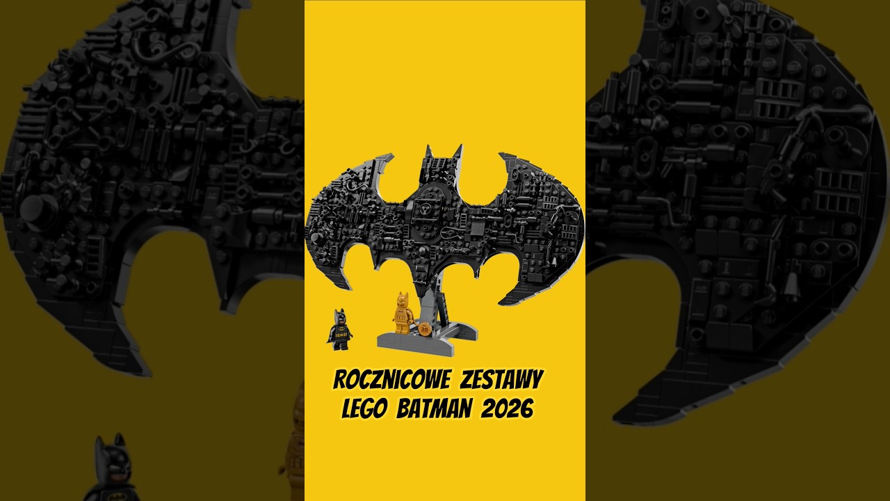 LEGO zapowiedziało rocznicowe zestawy Batman na 2026 rok