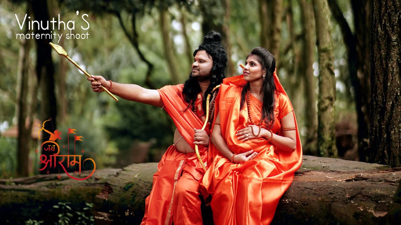 Historical Themed Maternity Shoot |  Vinutha's Maternity  | Ram Siya Ram