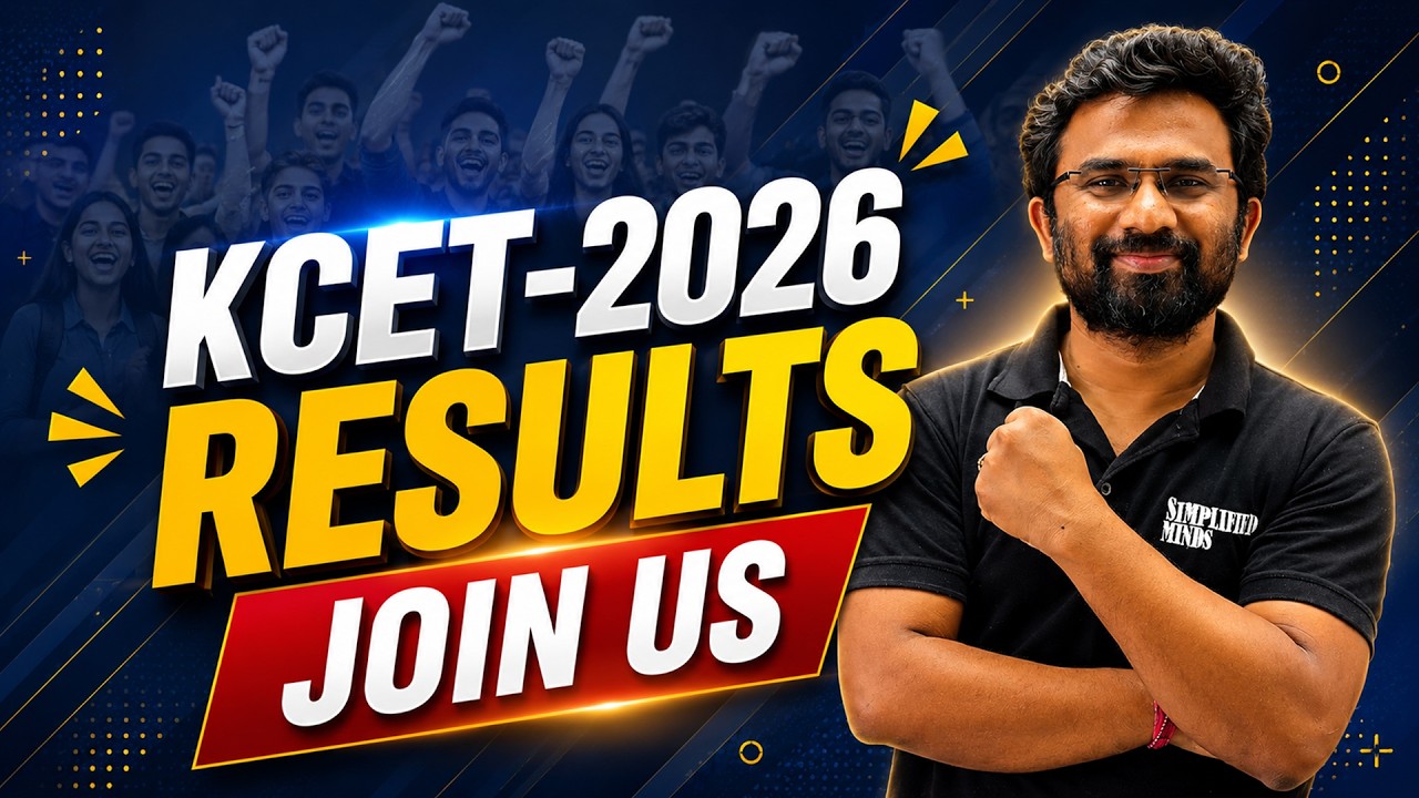 KCET 2026 Results OUT! | Rank Analysis, College Prediction & Counselling Guidance | SimplifiedMinds