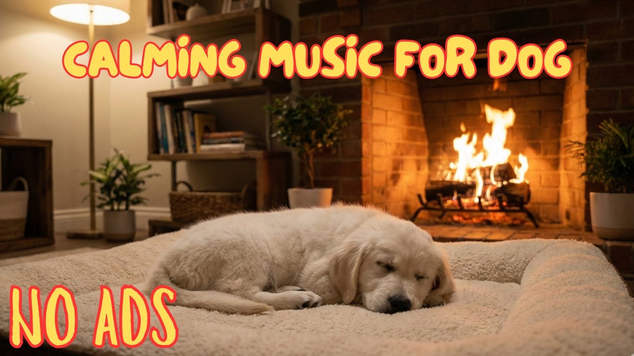 🎵 Peaceful Music for Dogs 💖 Calm, Relax & Reduce Separation Anxiety