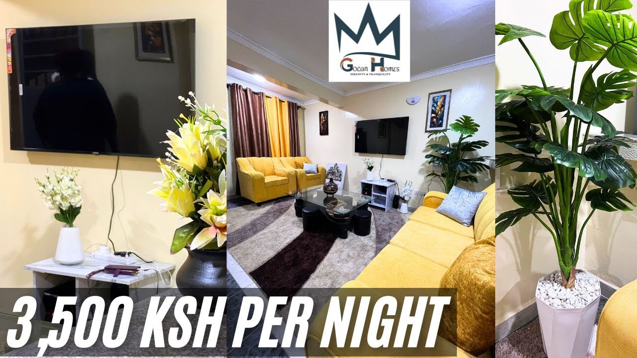 Spacious 1-Bedroom Fully Furnished Apartment Tour | Ksh 3,500/Night | Kamakis Eastern Bypass