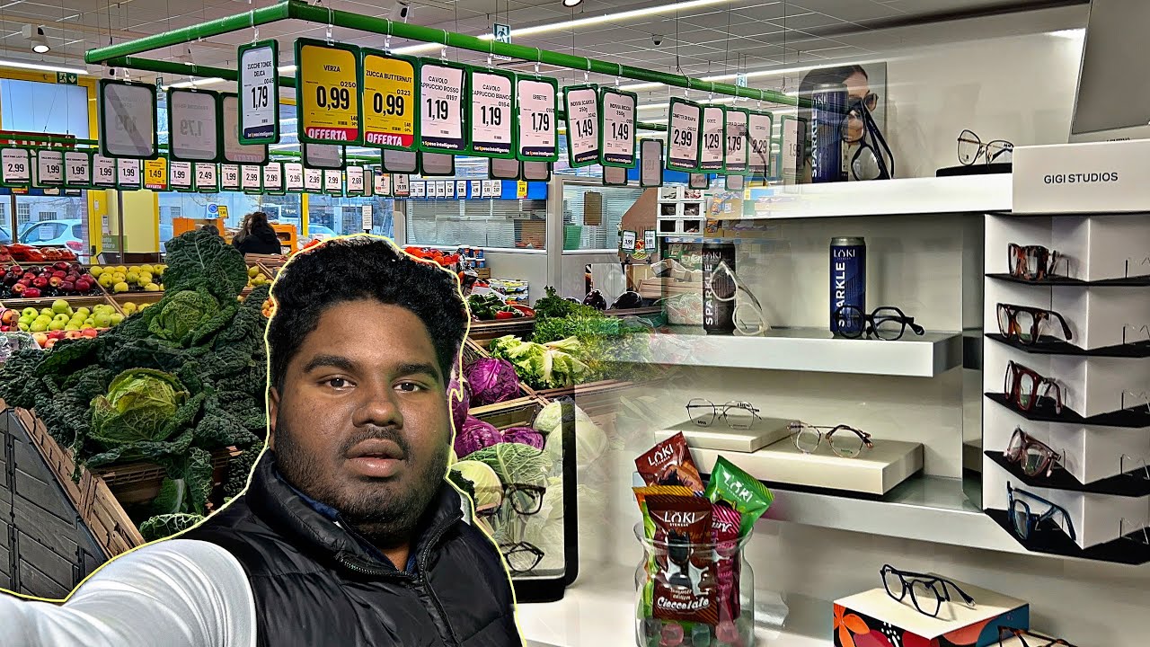 ছোট ভাইয়ের জন্য নতুন চশমা কেনা এবং ইতালির মার্কেটে দেশি সবজির মেলা! 🕶️🥦