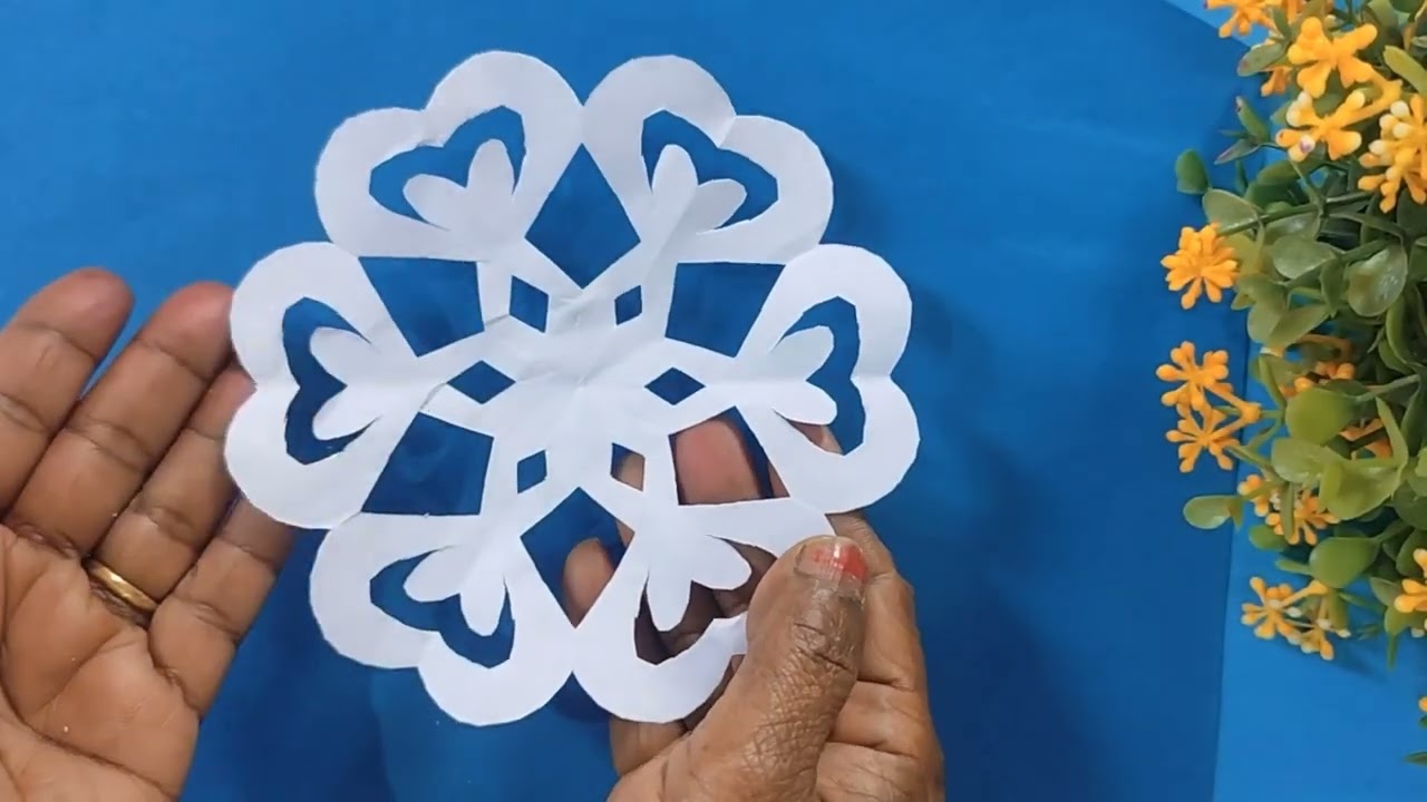 Beautiful Paper Cutting Design | Easy Paper Craft Ideas | DIY Paper Art Step by Step