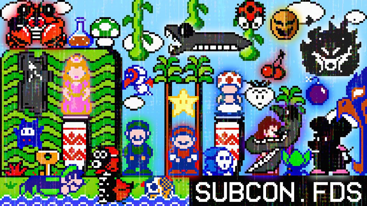 Subcon.FDS (Mario Bros. 2 Creepypasta by @mosaicarts828) | Full Game Version!