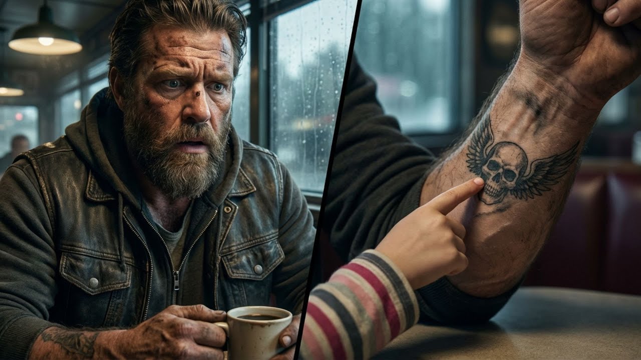 „Helló, uram! A nővéremnek is ilyen tetoválása van!” — A Hell’s Angels motoros ledermedt...