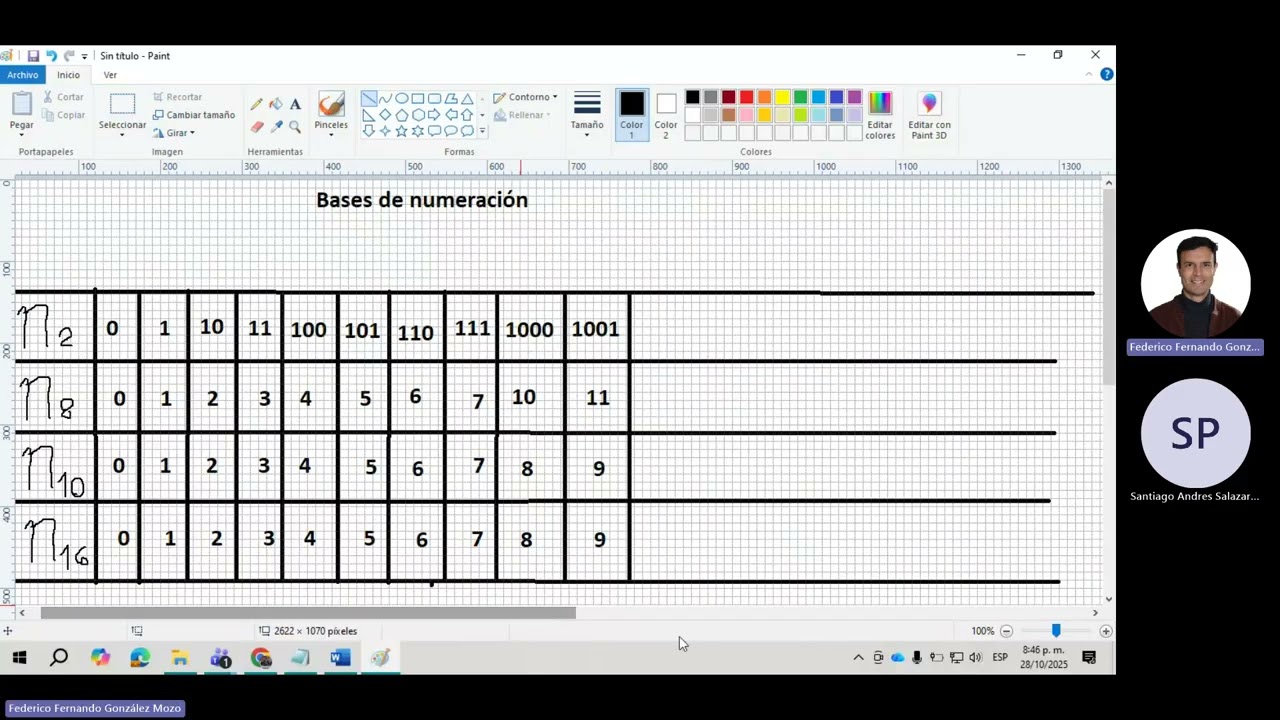 Clase de matemáticas 25 de octubre Bases de numeración 20251028 203451 Grabación de la reunión