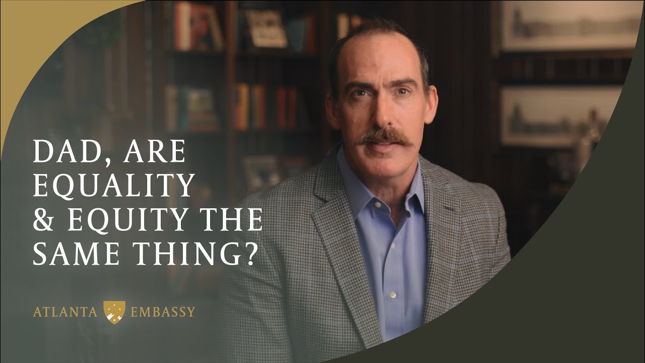 Dad, are equality and equity the same thing?