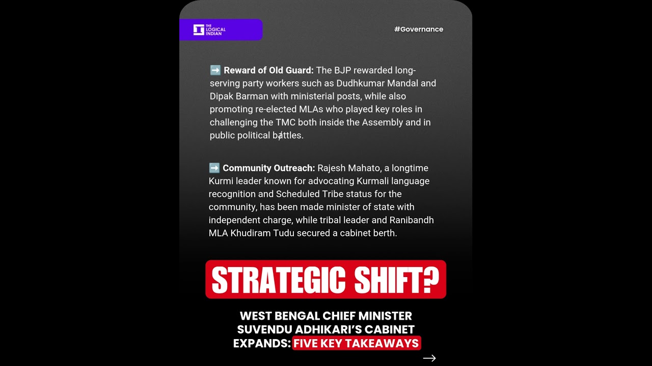 West Bengal Chief Minister Suvendu Adhikari&rsquo;s Cabinet Expands Five Key Takeaways
