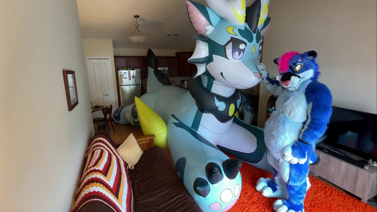 5m Mizuchi Dragon Kinyo Inflate & Ride (Time-Lapse)