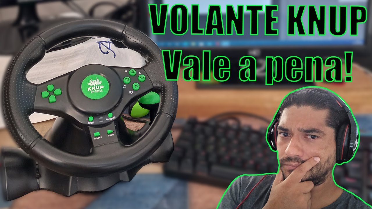 VOLANTE KNUP PARA X-BOX -PC -PS  KP-5815-A Review  