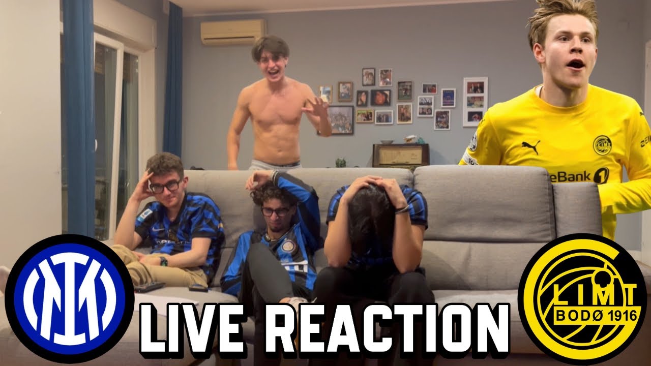 [UMILIAZIONE!!🤬] INTER-BODO GLIMT 1-2 LIVE REACTION