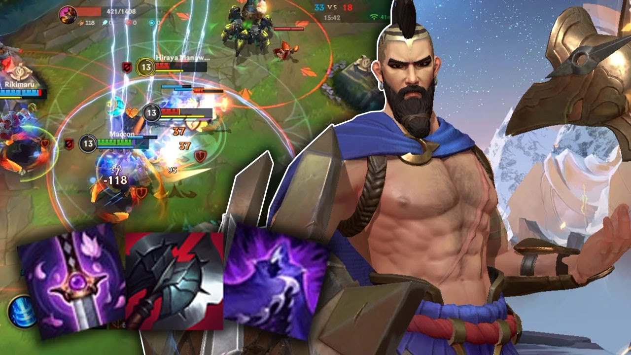 Wild Rift | Pantheon VS Urgot Baron Lane Season 12