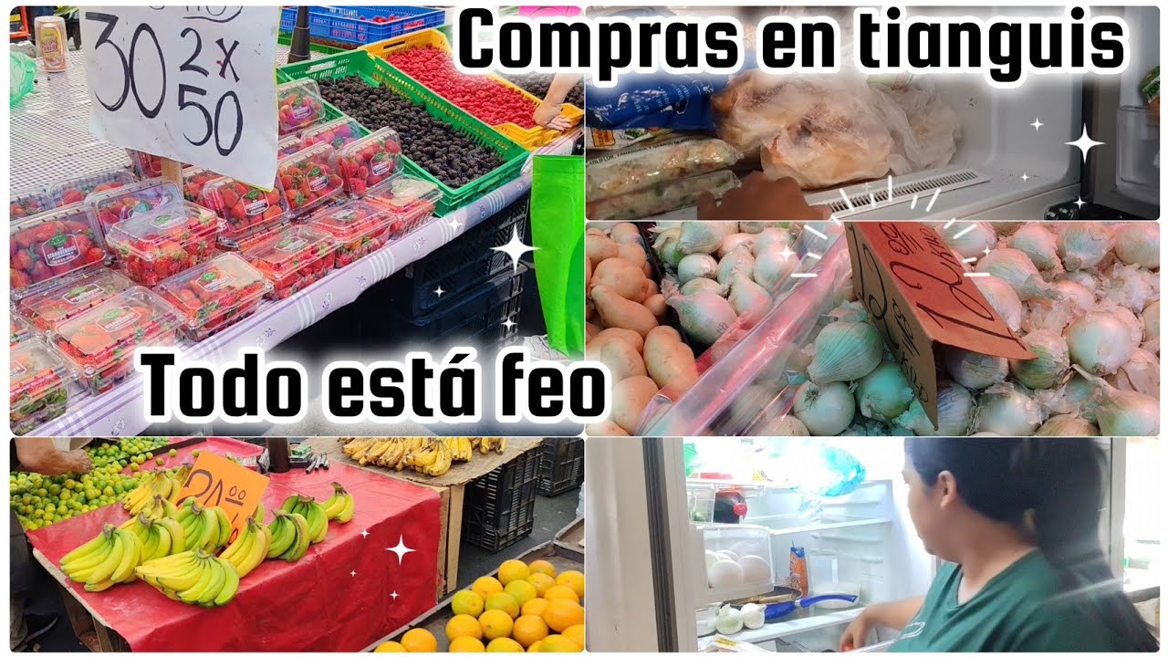 Todo está caro😱 compras en el tianguis 🛒