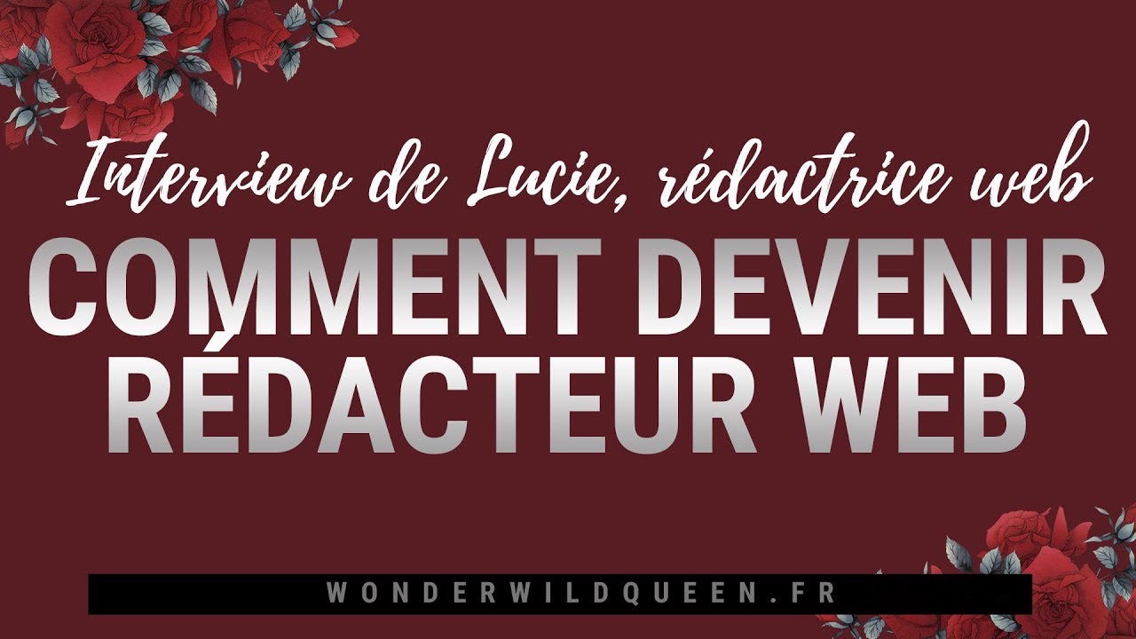 ✒ Comment devenir r&eacute;dacteur web ? 🎙Lucie du blog Formation-R&eacute;daction-Web.com nous dit tout !