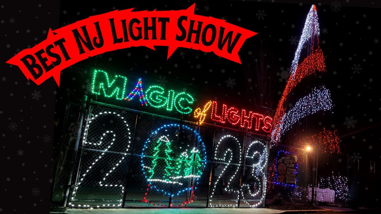 NJ's Top Christmas Lights Show 🎄Magic of Lights Drive-Thru with Music!