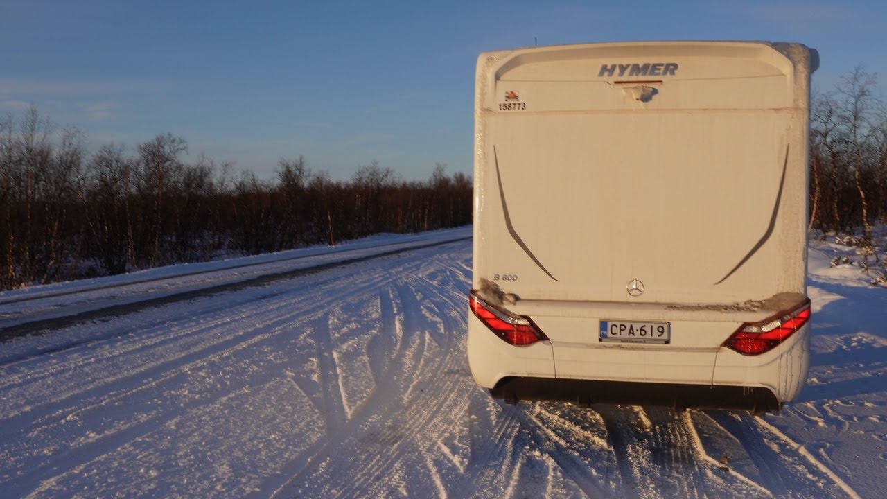 Путешествие на автодоме в Норвегию часть 2. Автодом Mercedes Hymer.