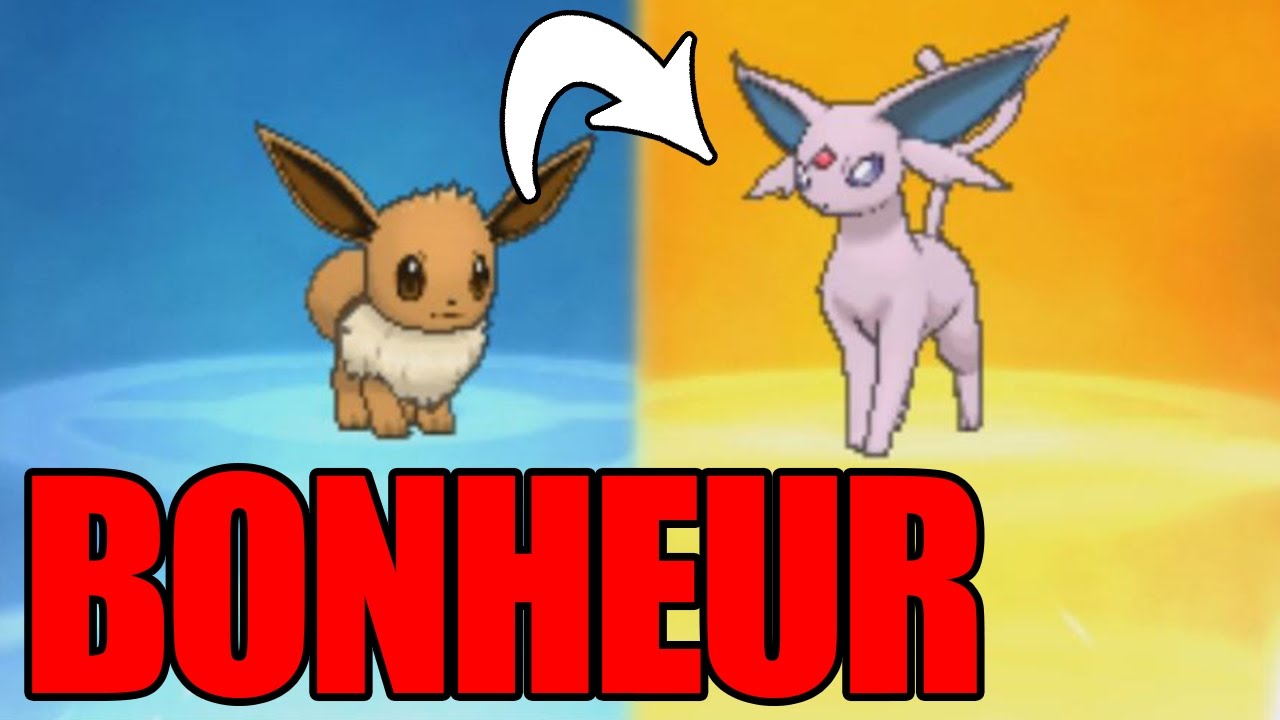 COMMENT ÉVOLUER UN POKÉMON GRÂCE AU BONHEUR ? l TUTO POKÉMON SOLEIL LUNE