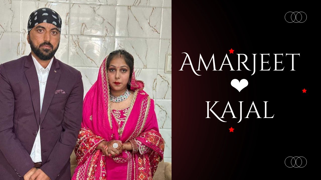 🔴4K Live || Wedding Ceremony II Amarjeet Singh 💕 Kajal Kaur II Manjeet Photography Jagdishpura 🔴