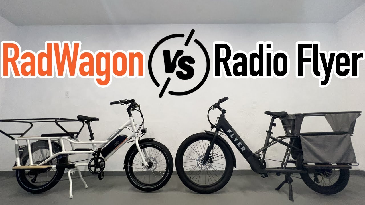 RadWagon 4 vs Radio Flyer L885 - Cargo eBikes Compared!