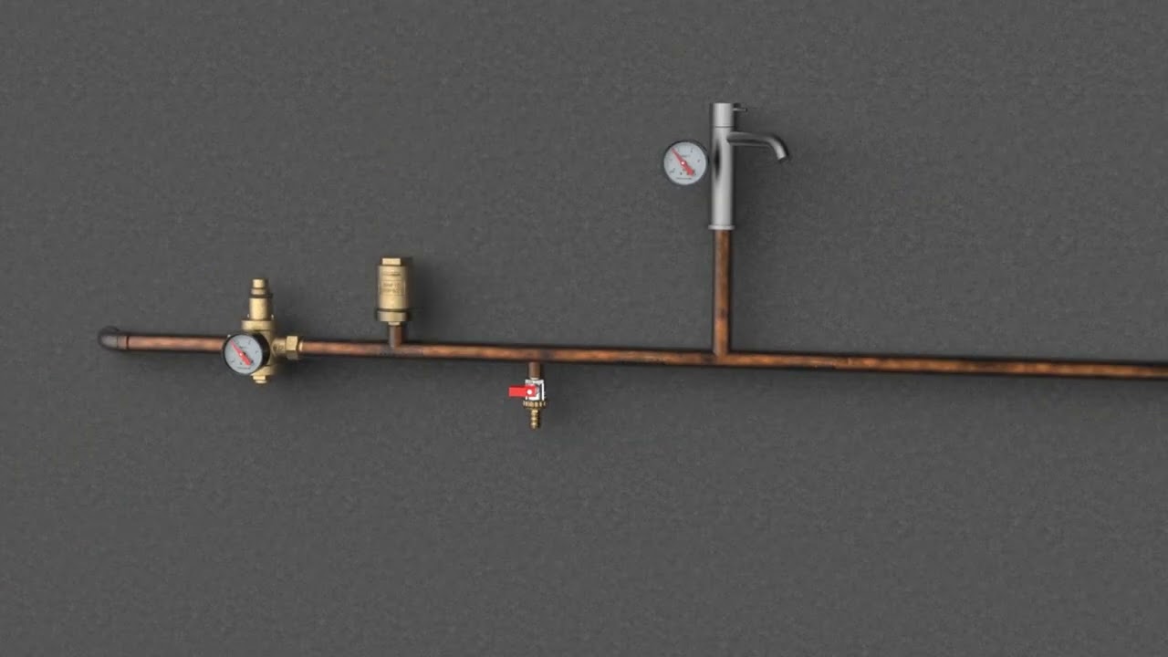 Funzionamento dell'ammortizzatore per colpo d'ariete Stopshock Malgorani
