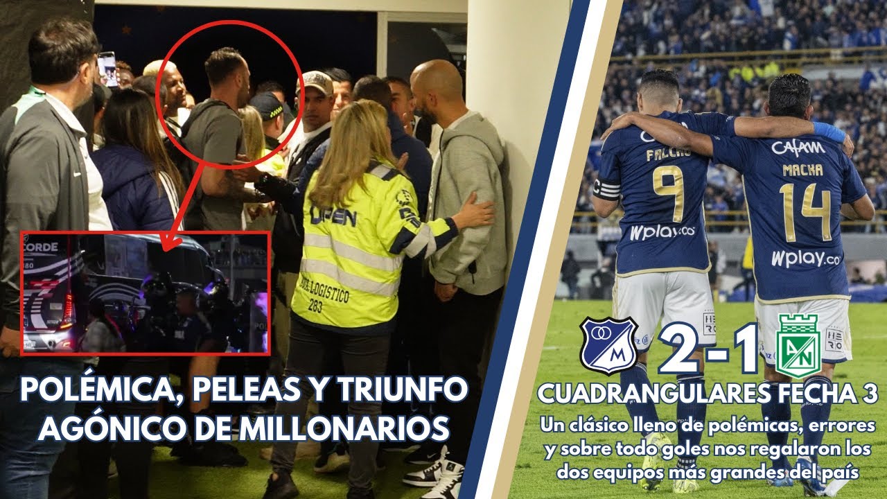 Millonarios es el LIDER del grupo A| Millonarios FC VS Atlético Nacional | Liga Betplay 2024-2 (2-1)