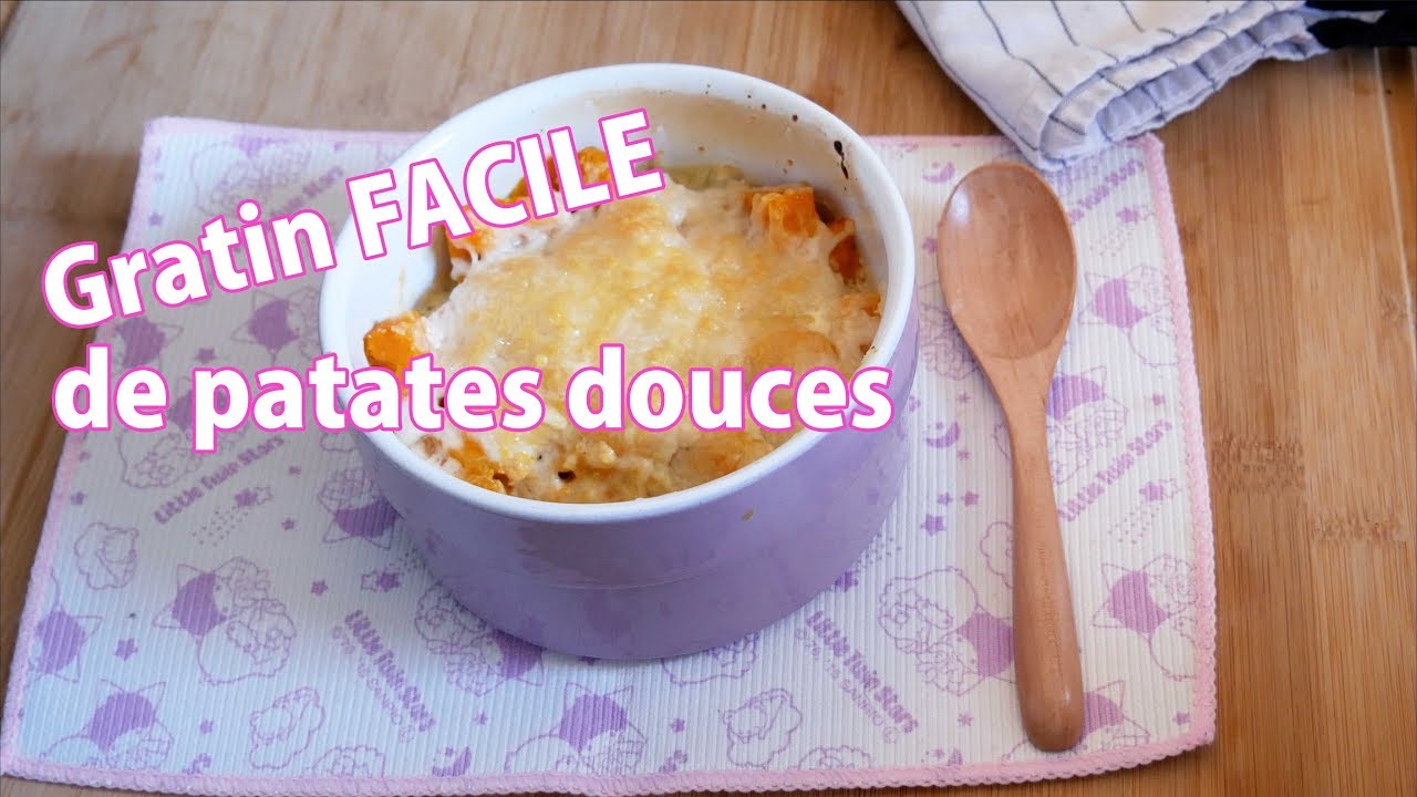 Gratin de patates douces 🍠 FACILE
