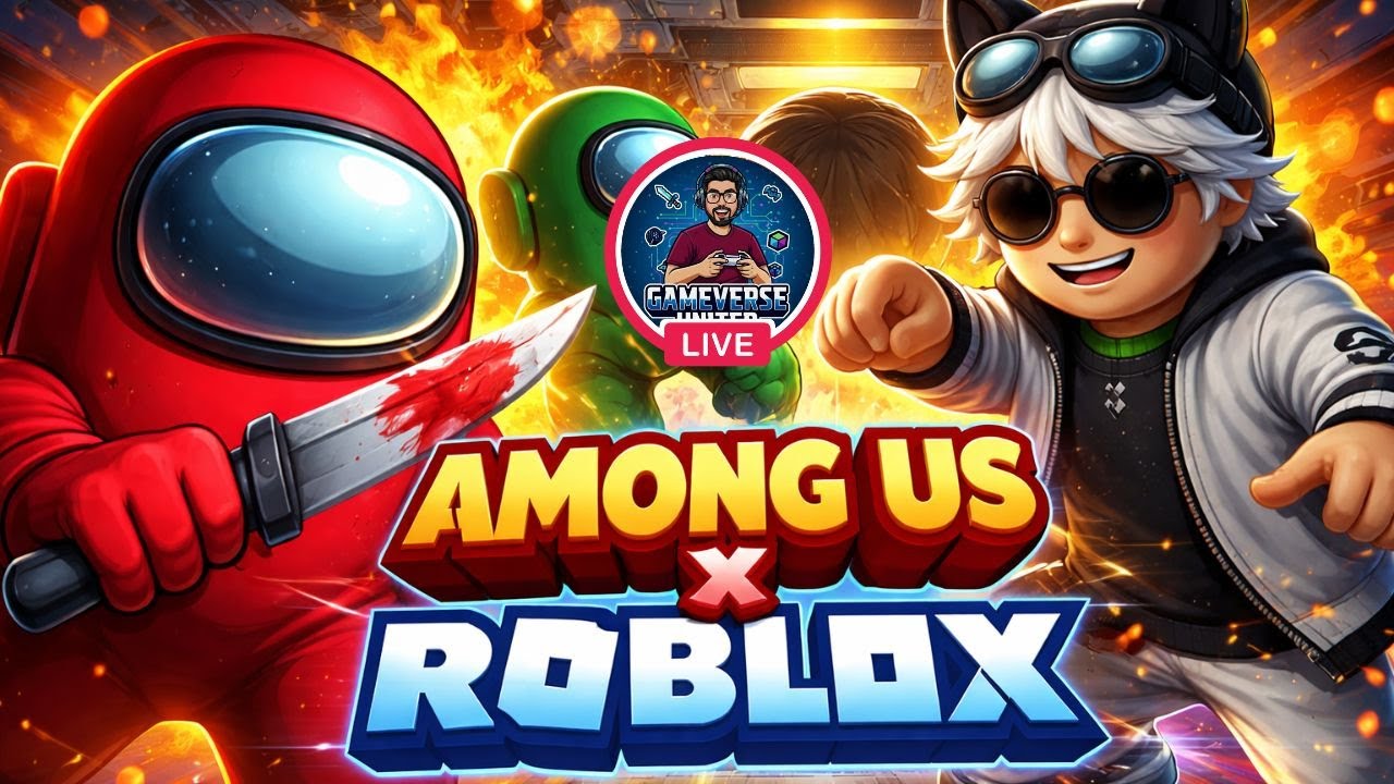 AMONG US &times; ROBLOX LIVE 🔴 Chaos, Clutch Plays & Full Fun | #amongus  #roblox  #livegaming
