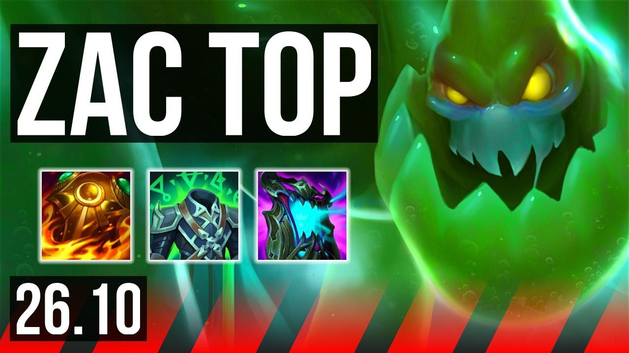 ZAC vs GAREN (TOP) | Good KDA: 10/1/14, 48K damage, 7k gold comeback | EUW Grandmaster | 26.10