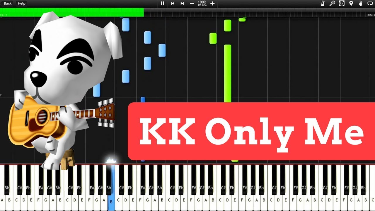 Animal Crossing - KK Only Me (Synthesia)