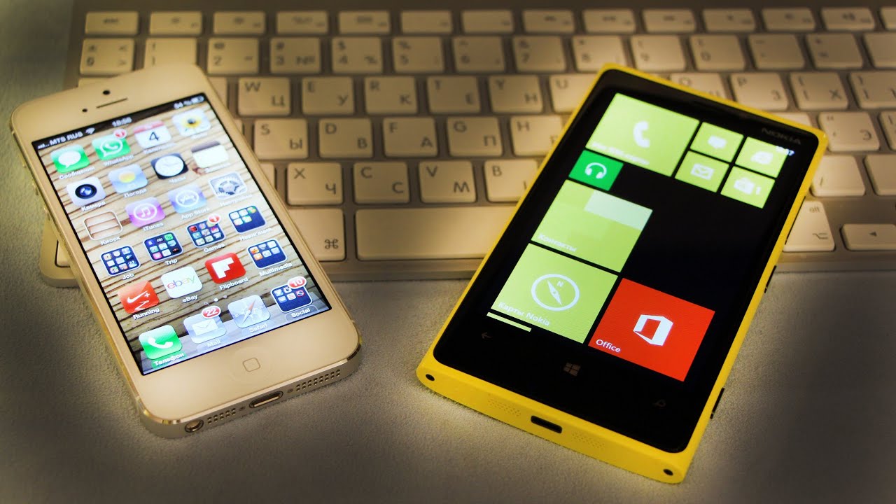 iPhone 5 против Lumia 920