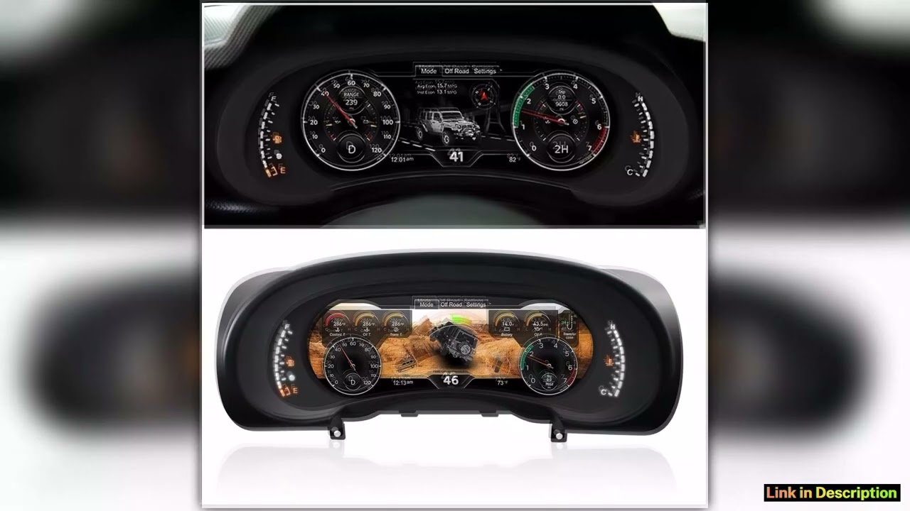 Digital Instrument Cluster Display For Jeep Wrangler JK 20072010 Speedometer 123HD screen19207202S