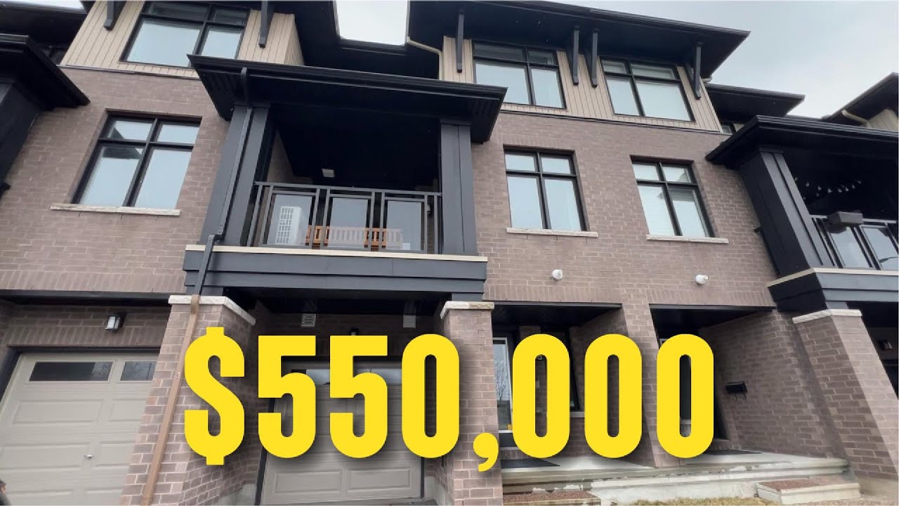 $550,000 Townhouse in Ottawa South | Richcraft Home | Alex Teimoori | Riverside South Ottawa Ontario
