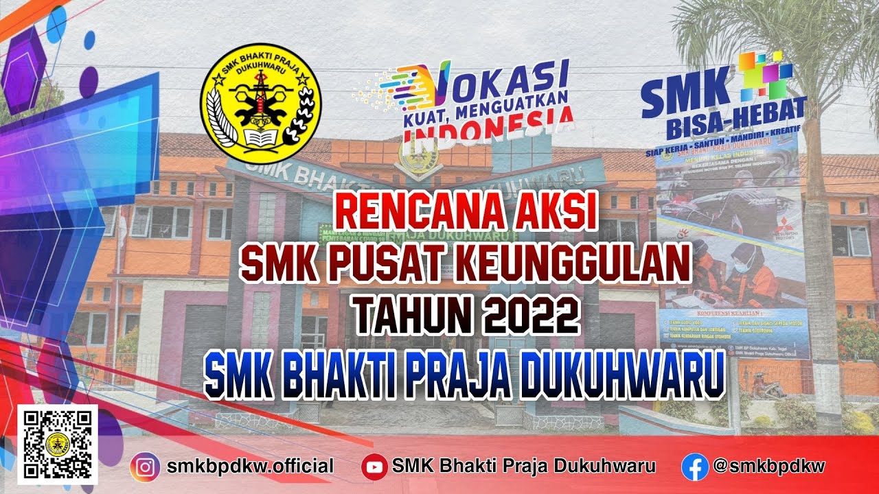 RENCANA AKSI KEPALA SMK BHAKTI PRAJA DUKUHWARU - SMK PUSAT KEUNGGULAN 2022