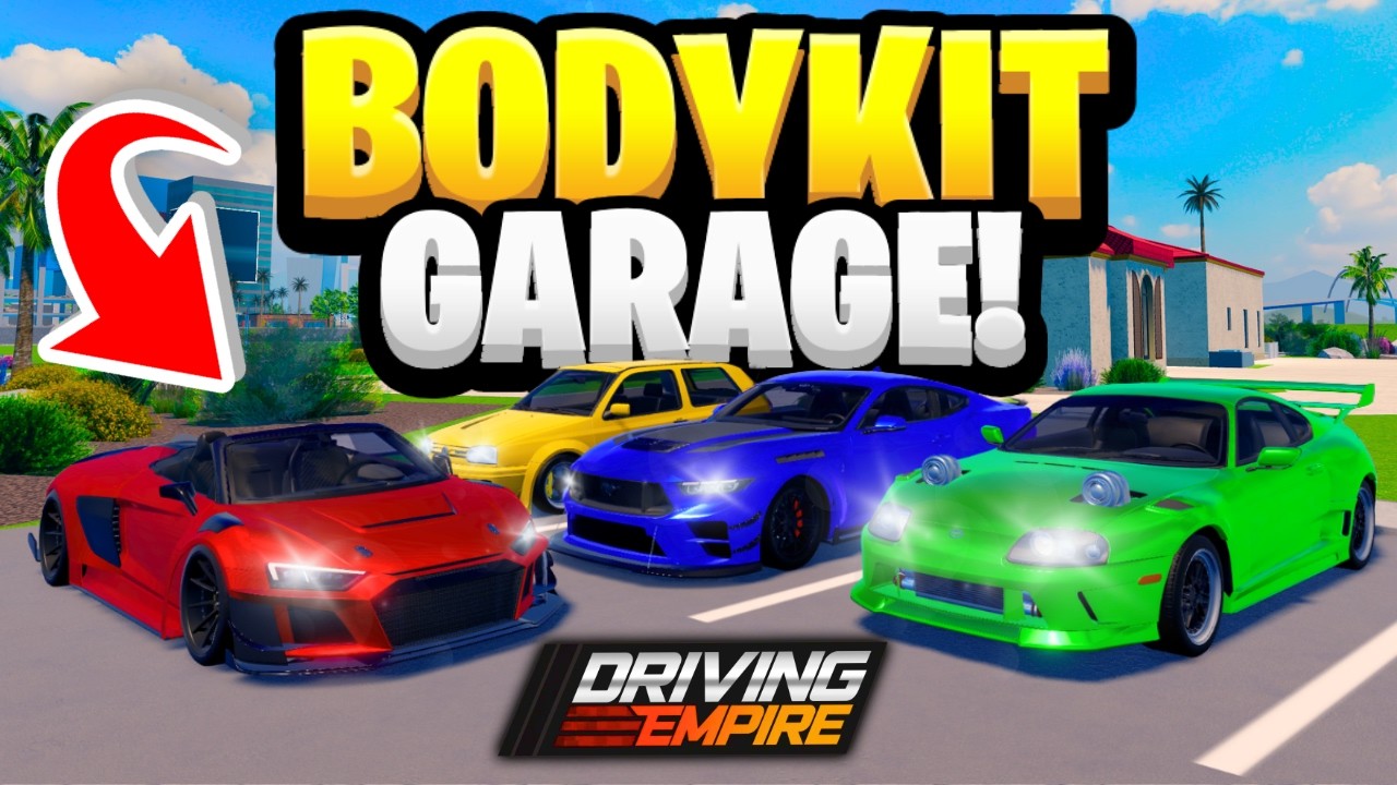 Создаю ЛУЧШИЙ гараж по продаже обвесов в Driving Empire!