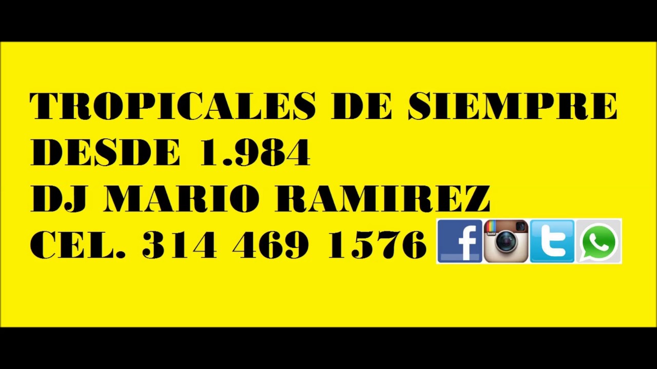 TROPICALES DE SIEMPRE   MEZCLAS TROPICALES AÑO 2 000