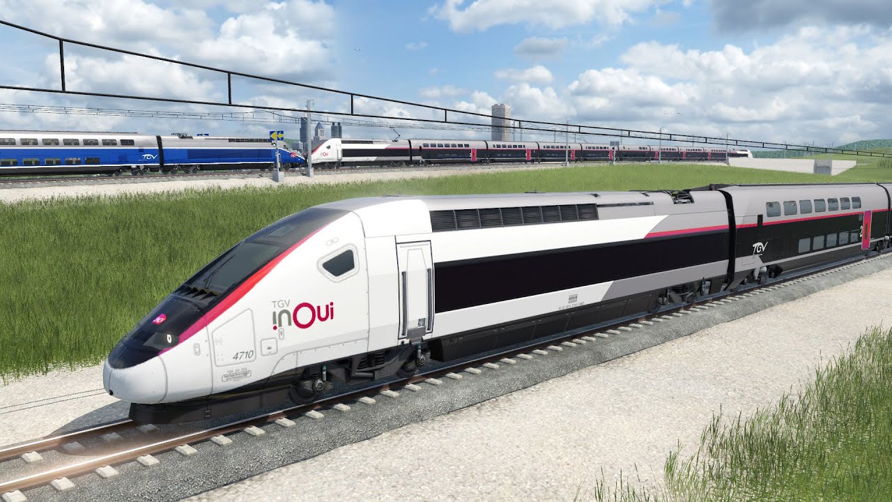 Transport Fever 2 : Cab ride en TGV de Paris à Marseille ! Episode 148