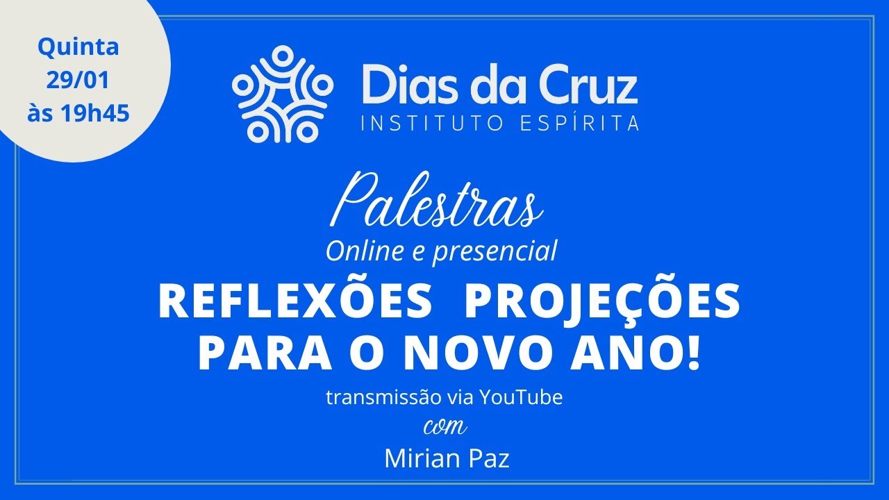 Reflexões é projeções para o novo ano!