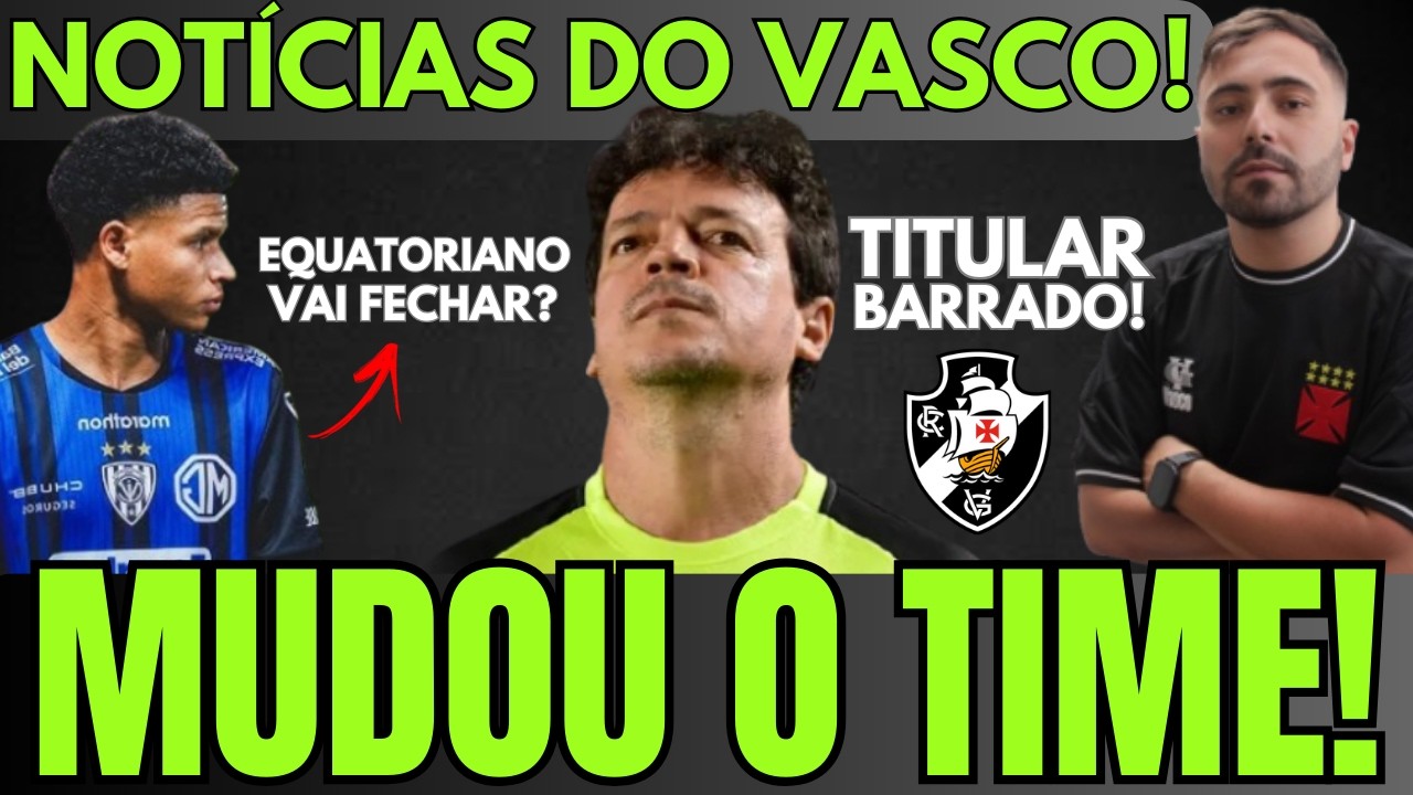 DINIZ SURPREENDEU! JOGADOR BARRADO DO TIME TITULAR E MUDANÇAS NO TIME | REFORÇO EQUATORIANO VEM?