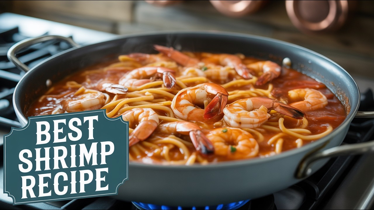 I've never eaten pasta this delicious. Pasta with shrimp.#easydinner #pastarecipe #hawtocook #food