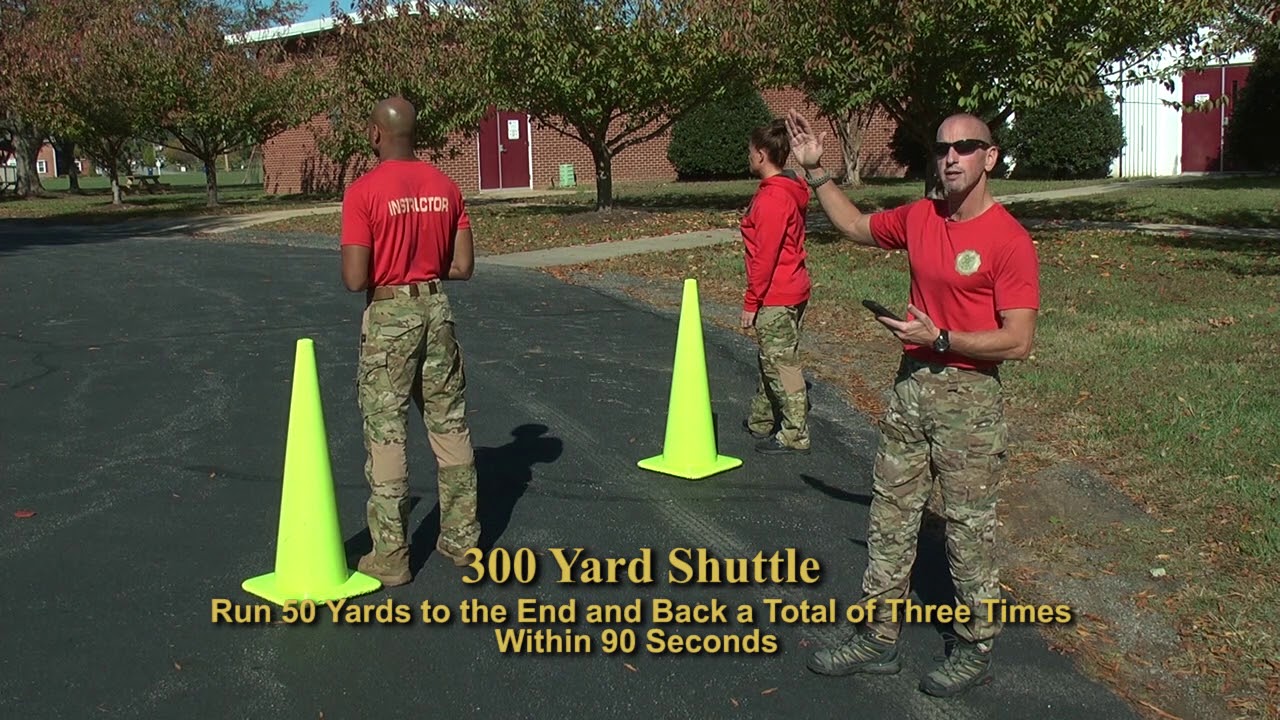 St. Mary's County Sheriff's Office Agility Test: Shuttle run