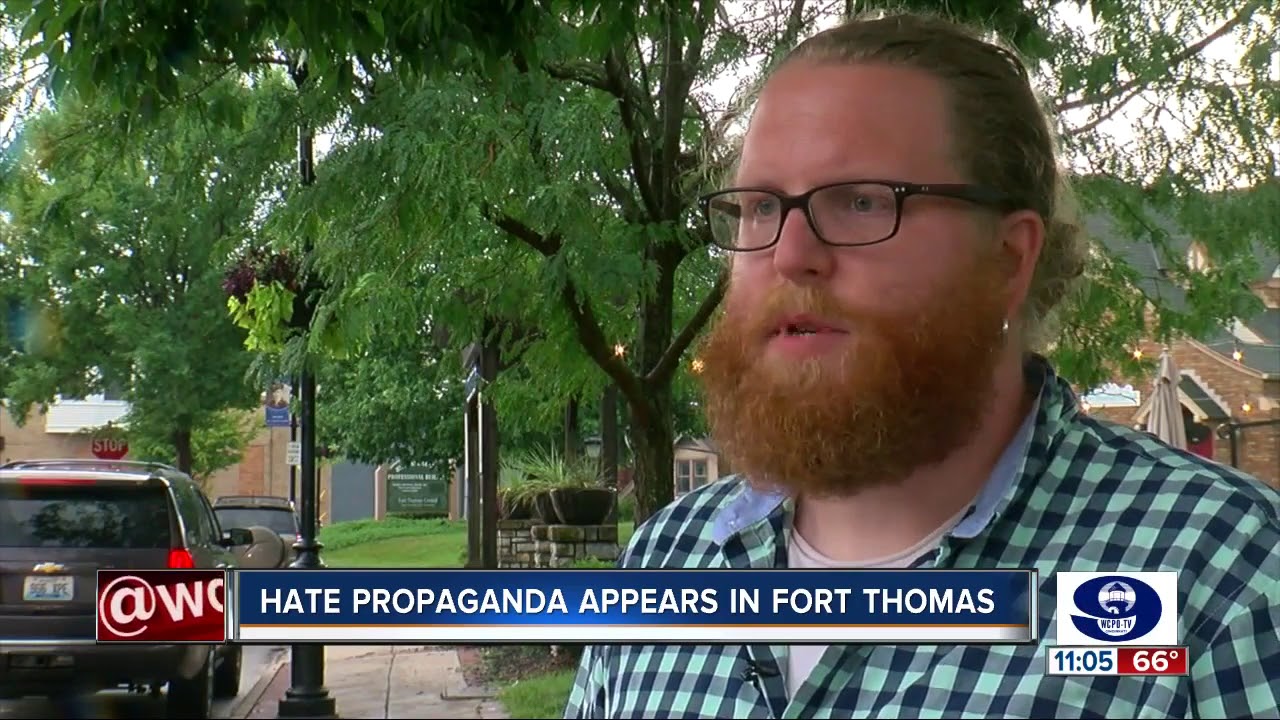 White supremacist propaganda appears in Fort Thomas