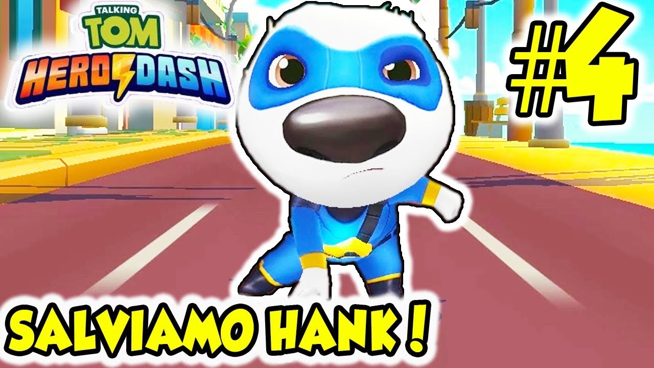 Talking Tom Hero Dash - SALVIAMO HANK! - Android - (Salvo Pimpo's)