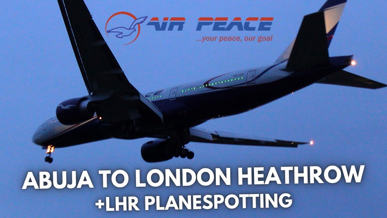 Air Peace First Flight to London Heathrow | Abuja to London