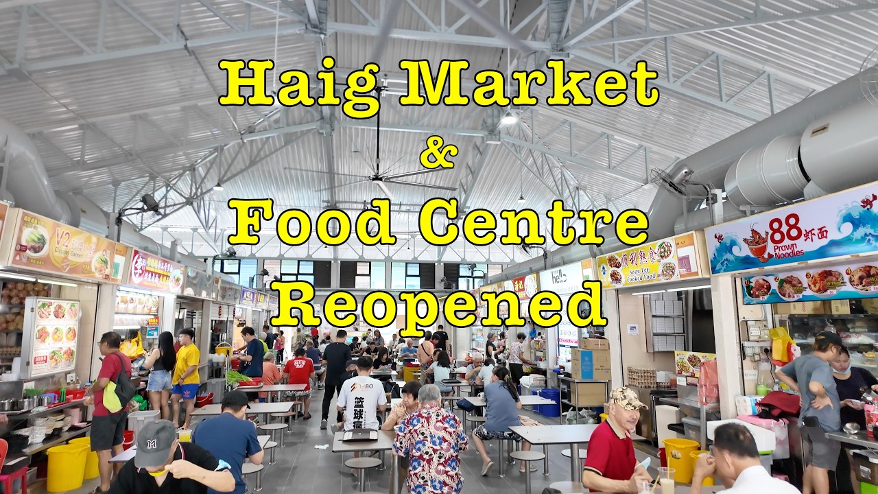 (Reopened) Haig Road Market & Food Centre #singapore #lunch #market #food #foodcentre #hawkerfood
