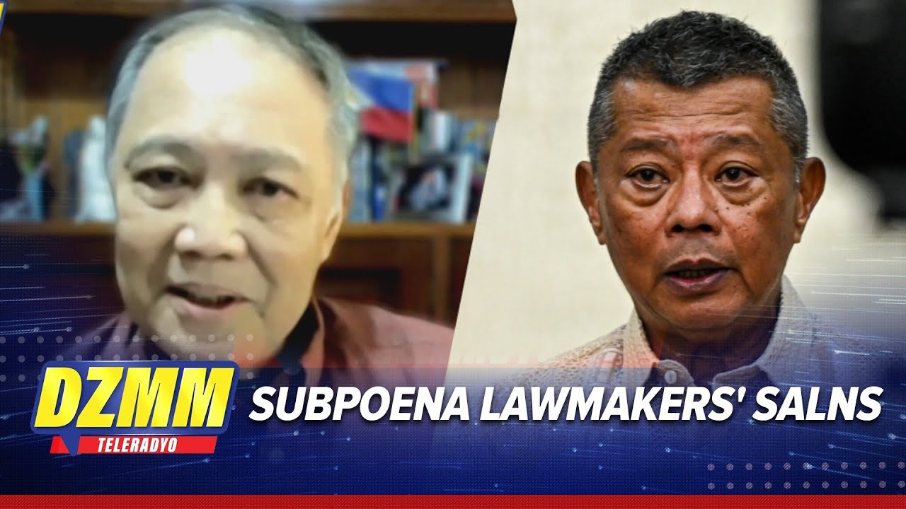 Ombudsman can subpoena SALNs of House lawmakers - lawyer | DZMM Teleradyo