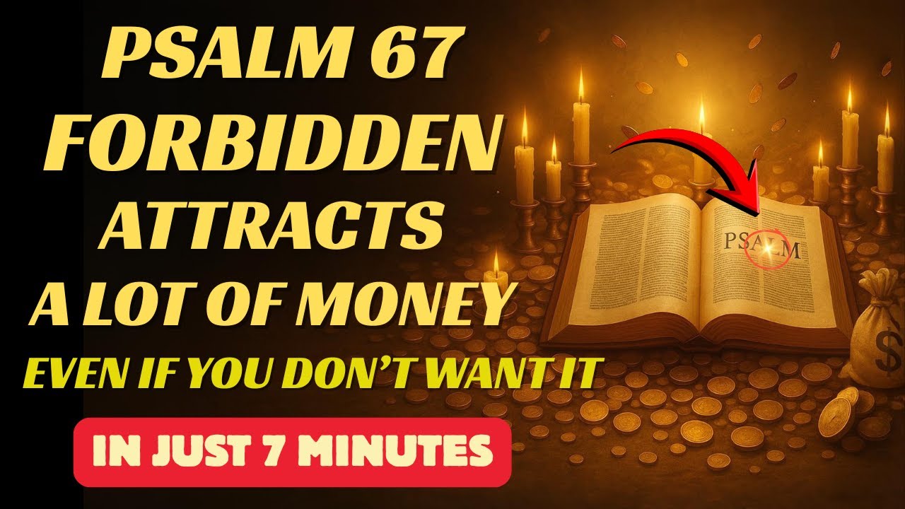 Psalm 67:This psalm will attract so much money immediately that you will not know what to do with it