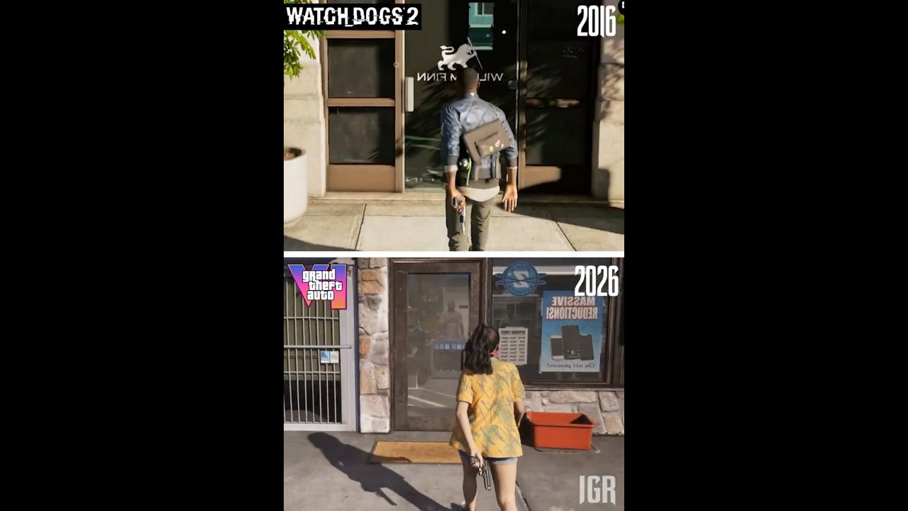 GTA 6 VS Watch Dogs 2 - Gameplay Comparison